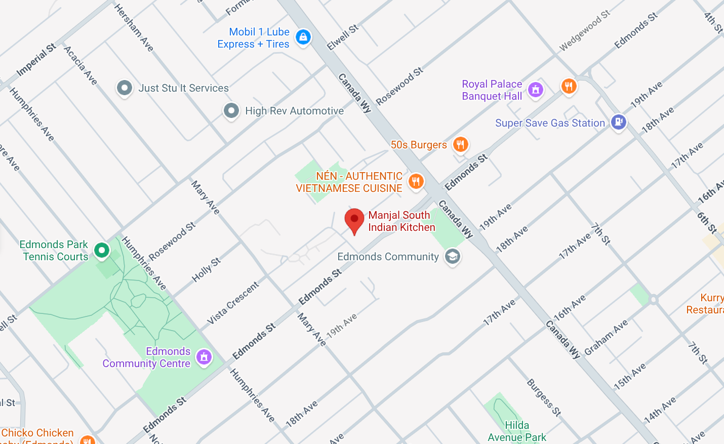 Restaurant Location